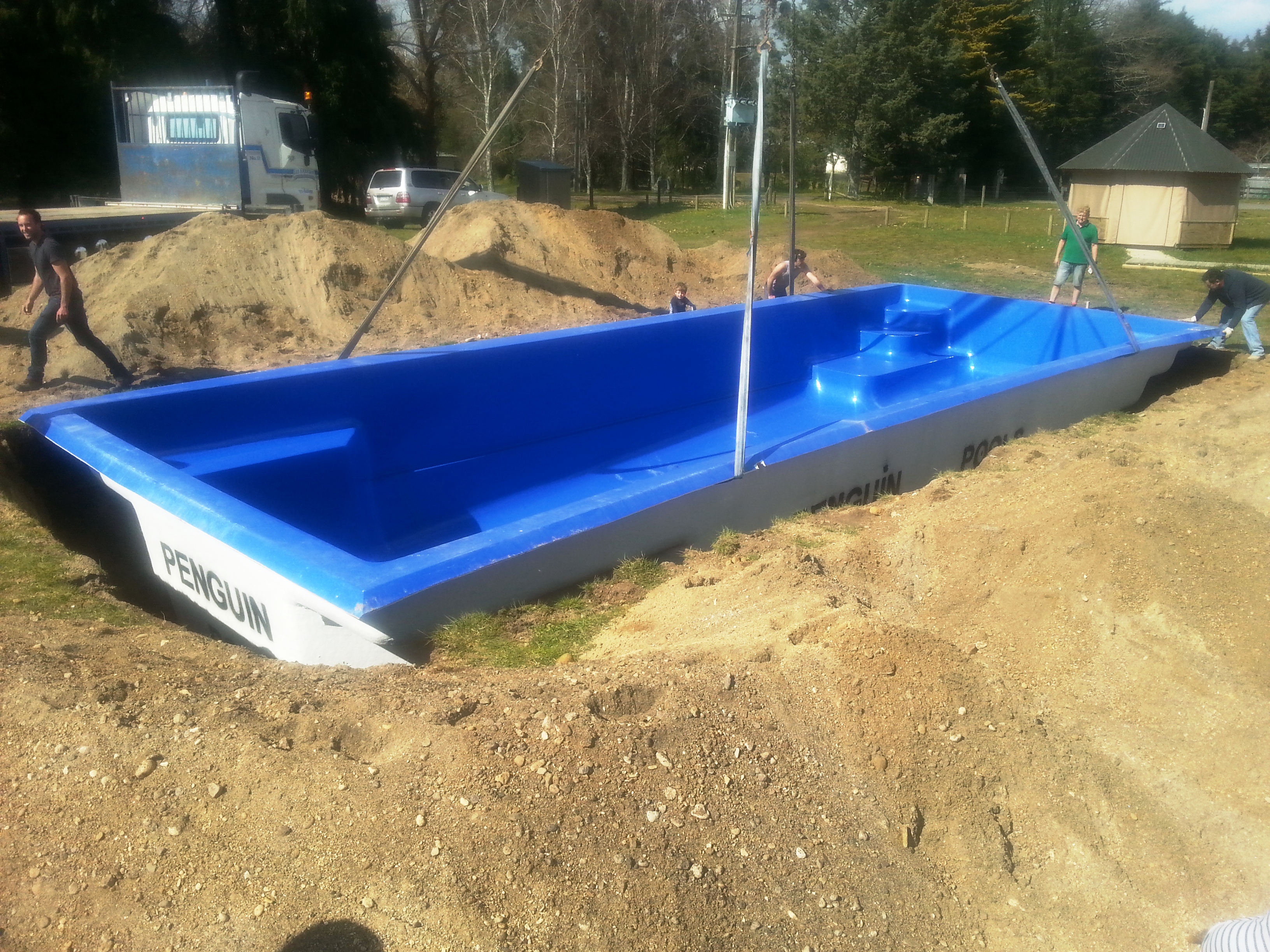 Pool is in!